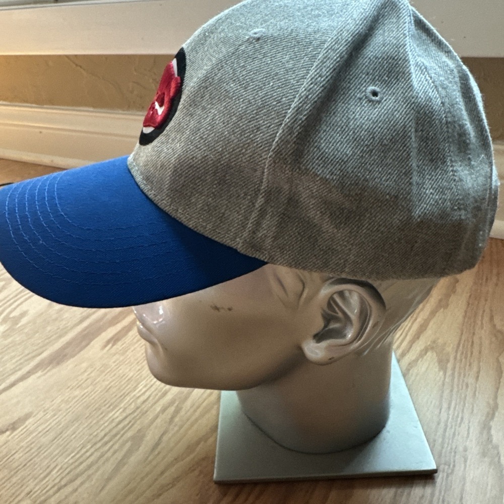 Chicago Cubs Hat Cap Baseball MLB Wool Blend Adjustable Gray Melonwear Vintage - Picture 3 of 7